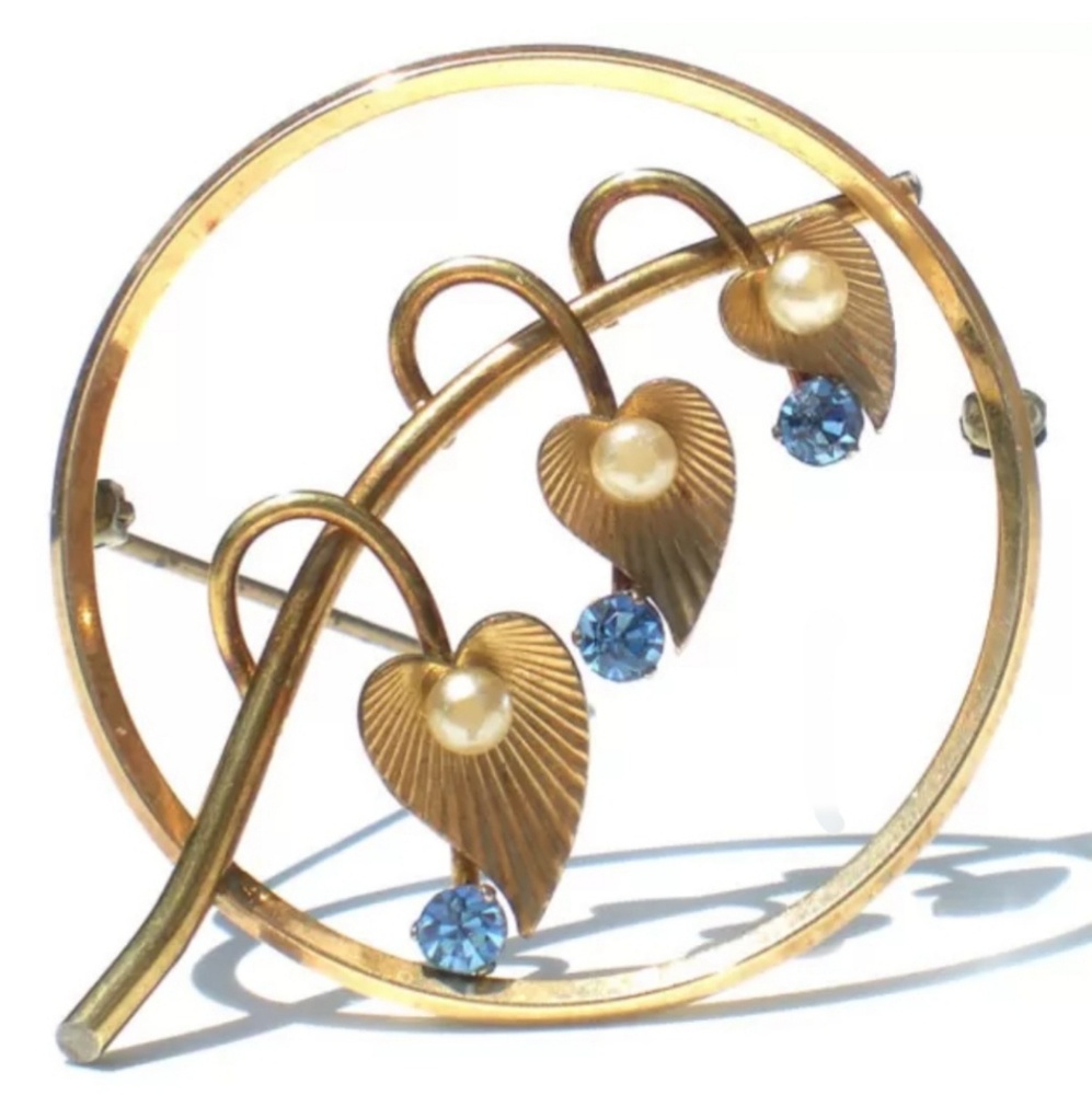 Brooch, vintage Krementz